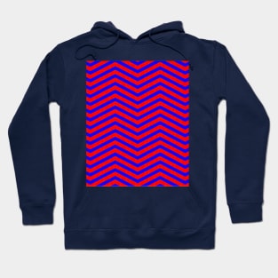 Bright Zigzag Pattern Hoodie